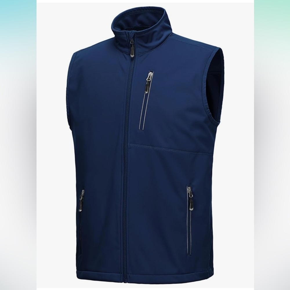 Men’s XXXXL Windproof Lightweight Outerwear Vest